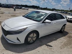 Salvage cars for sale at West Palm Beach, FL auction: 2021 Hyundai Elantra SE