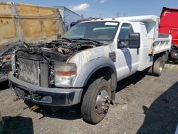 Salvage trucks for sale at Glassboro, NJ auction: 2008 Ford F450 Super Duty