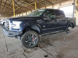 Ford salvage cars for sale: 2017 Ford F150 Supercrew