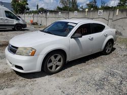 Salvage cars for sale from Copart Opa Locka, FL: 2013 Dodge Avenger SE