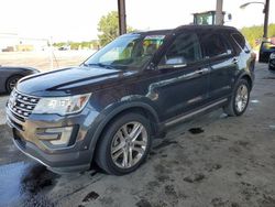 Salvage cars for sale at Gaston, SC auction: 2017 Ford Explorer Limited