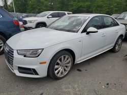 Salvage cars for sale at Waldorf, MD auction: 2018 Audi A4 Premium