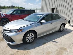 Salvage cars for sale at Franklin, WI auction: 2018 Toyota Camry LE