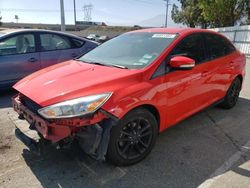 Salvage cars for sale from Copart Rancho Cucamonga, CA: 2015 Ford Focus SE