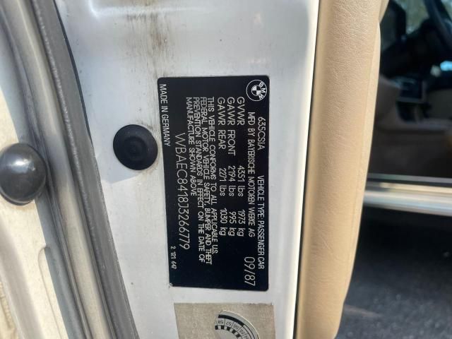 1988 BMW 635 CSI Automatic