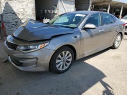 Salvage cars for sale at Fresno, CA auction: 2017 KIA Optima LX