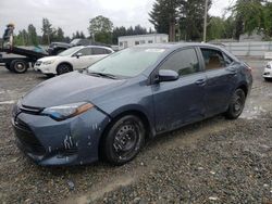 Salvage cars for sale at Graham, WA auction: 2019 Toyota Corolla L