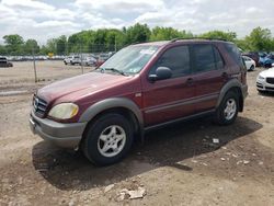 Salvage cars for sale from Copart Chalfont, PA: 1999 Mercedes-Benz ML 320