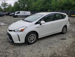 Salvage cars for sale at Waldorf, MD auction: 2017 Toyota Prius V