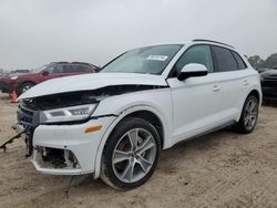 Salvage cars for sale at Houston, TX auction: 2020 Audi Q5 Premium Plus