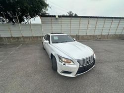 Salvage cars for sale at Grand Prairie, TX auction: 2013 Lexus LS 460