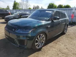 Salvage cars for sale from Copart Bowmanville, ON: 2020 Land Rover Range Rover Sport P525 HSE
