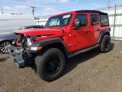 Jeep Wrangler Unlimited Sport salvage cars for sale: 2018 Jeep Wrangler Unlimited Sport