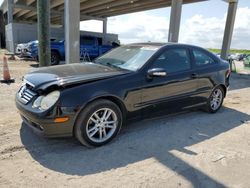 Salvage cars for sale at West Palm Beach, FL auction: 2002 Mercedes-Benz C 230K Sport Coupe