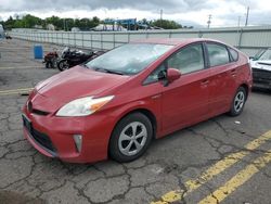 Vehiculos salvage en venta de Copart Pennsburg, PA: 2012 Toyota Prius