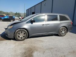 Salvage cars for sale at auction: 2012 Honda Odyssey EXL