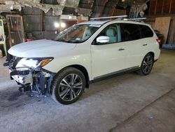 Salvage cars for sale at Albany, NY auction: 2017 Nissan Pathfinder S