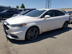 Salvage cars for sale at Hayward, CA auction: 2017 Ford Fusion Sport