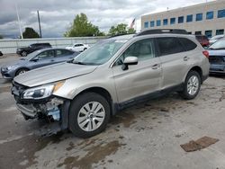 Salvage cars for sale from Copart Littleton, CO: 2017 Subaru Outback 2.5I Premium