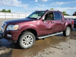 Ford Explorer Sport Trac Limited salvage cars for sale: 2007 Ford Explorer Sport Trac Limited