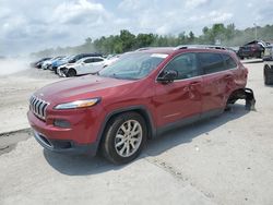 Salvage cars for sale at Montgomery, AL auction: 2015 Jeep Cherokee Limited