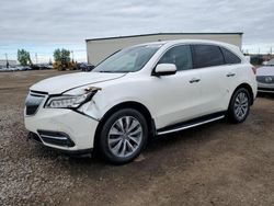 Salvage cars for sale at Rocky View County, AB auction: 2016 Acura MDX Technology