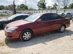 Toyota Camry le salvage cars for sale: 2004 Toyota Camry LE