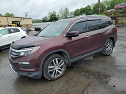 Honda Pilot Touring salvage cars for sale: 2016 Honda Pilot Touring