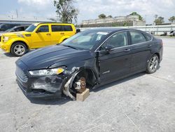 Buy Salvage Cars For Sale now at auction: 2015 Ford Fusion Titanium HEV