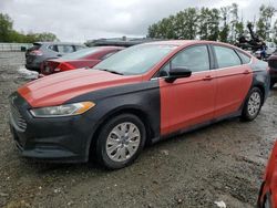 Salvage cars for sale at Arlington, WA auction: 2013 Ford Fusion S