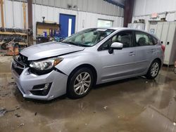 Salvage cars for sale at West Mifflin, PA auction: 2015 Subaru Impreza Premium