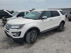 Salvage cars for sale from Copart Hueytown, AL: 2016 Ford Explorer Platinum