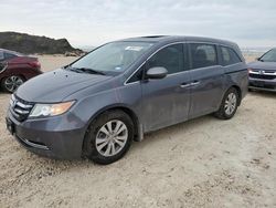 Salvage cars for sale at Temple, TX auction: 2015 Honda Odyssey EXL