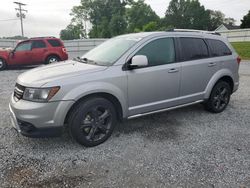 Salvage cars for sale from Copart Gastonia, NC: 2018 Dodge Journey Crossroad