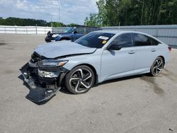 Salvage cars for sale at Dunn, NC auction: 2021 Honda Accord Sport
