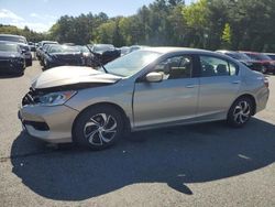 Vehiculos salvage en venta de Copart Exeter, RI: 2016 Honda Accord LX
