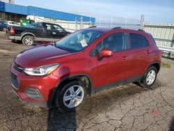 Salvage cars for sale from Copart Woodhaven, MI: 2021 Chevrolet Trax 1LT