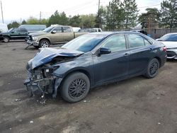 Toyota Camry le salvage cars for sale: 2017 Toyota Camry LE