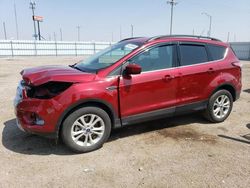 Salvage cars for sale at Greenwood, NE auction: 2018 Ford Escape SEL