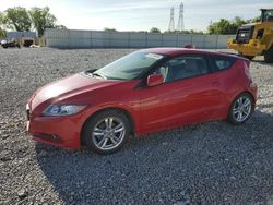 Salvage cars for sale at Barberton, OH auction: 2011 Honda CR-Z EX