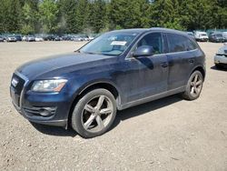Salvage cars for sale from Copart Graham, WA: 2010 Audi Q5 Prestige