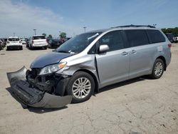 Salvage cars for sale at Indianapolis, IN auction: 2017 Toyota Sienna XLE