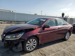 Salvage cars for sale at Van Nuys, CA auction: 2015 Honda Accord EXL