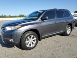 Salvage cars for sale from Copart Fresno, CA: 2013 Toyota Highlander Base