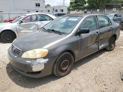 Salvage cars for sale from Copart Opa Locka, FL: 2005 Toyota Corolla CE