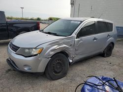 Salvage cars for sale at Indianapolis, IN auction: 2007 Mitsubishi Outlander ES