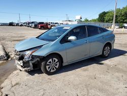 Salvage cars for sale at Oklahoma City, OK auction: 2016 Toyota Prius