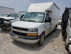 Salvage trucks for sale at Haslet, TX auction: 2021 Chevrolet Express G3500