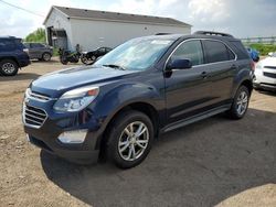 Salvage cars for sale from Copart Portland, MI: 2016 Chevrolet Equinox LT
