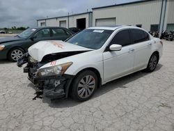 Salvage cars for sale at Kansas City, KS auction: 2012 Honda Accord EXL